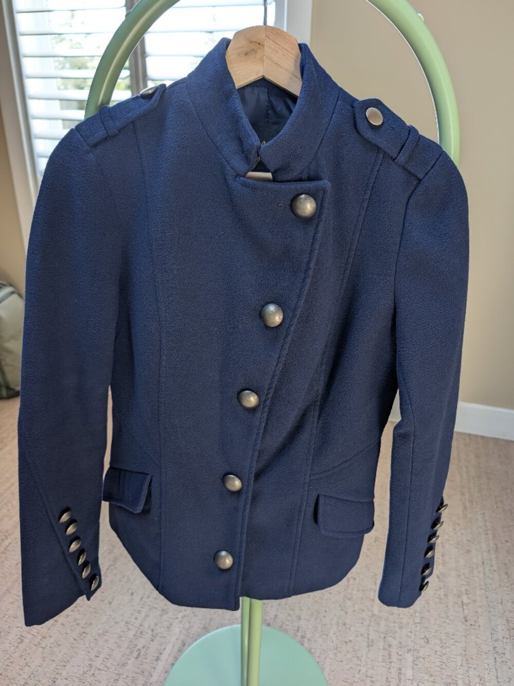 Size S light fall military-style jacket, Jack by BB Dakota